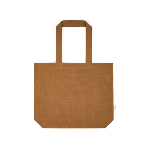 marrón Bolsa de Compra Aconcagua; rCotton 280 gsm. Asas 65 cm y fuelle