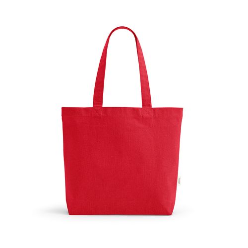 red Bolsa de Compra Aconcagua; rCotton 280 gsm. Asas 65 cm y fuelle
