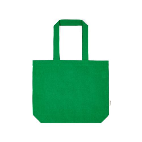 green Bolsa de Compra Aconcagua; rCotton 280 gsm. Asas 65 cm y fuelle