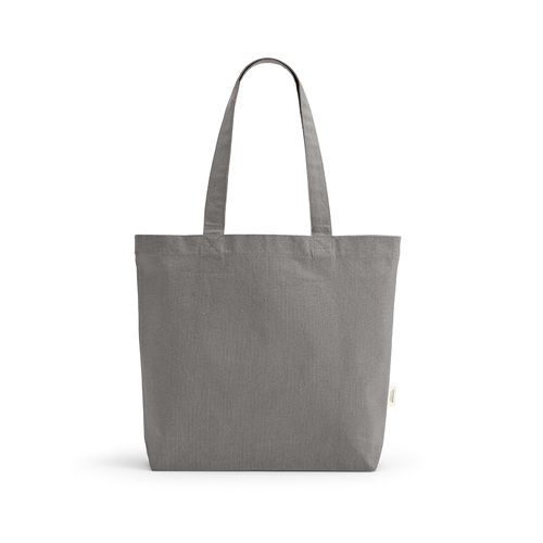 gray Bolsa de Compra Aconcagua; rCotton 280 gsm. Asas 65 cm y fuelle