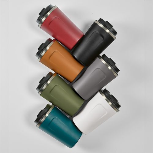 Vaso de viaje Limpopo; rInox, 490 ml. Doble pared, hermético