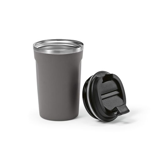 gray Vaso de viaje Limpopo; rInox, 490 ml. Doble pared, hermético