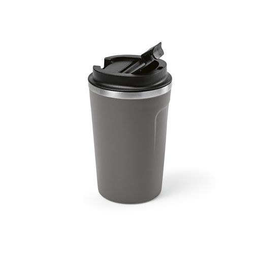 gray Vaso de viaje Limpopo; rInox, 490 ml. Doble pared, hermético