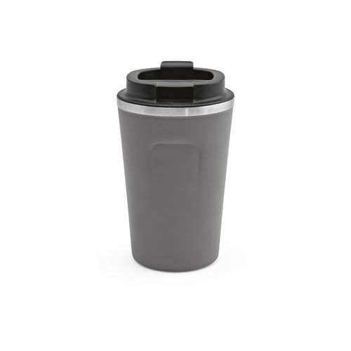 gray Vaso de viaje Limpopo; rInox, 490 ml. Doble pared, hermético