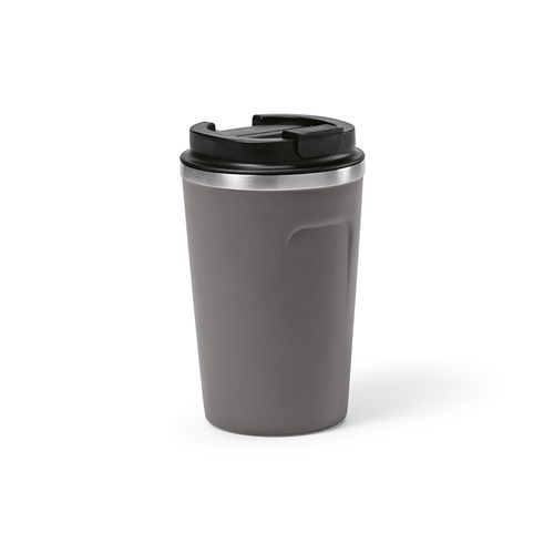 gray Vaso de viaje Limpopo; rInox, 490 ml. Doble pared, hermético