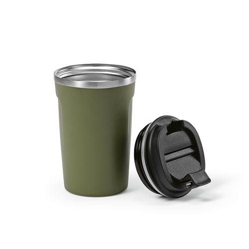 ejército verde Vaso de viaje Limpopo; rInox, 490 ml. Doble pared, hermético