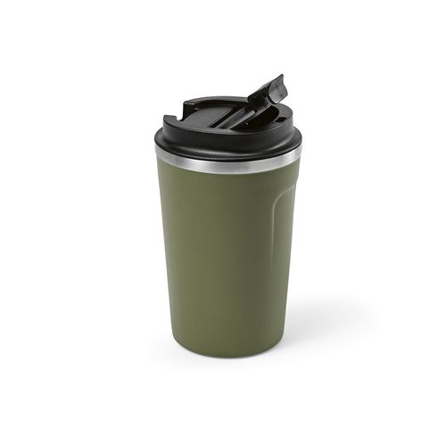 ejército verde Vaso de viaje Limpopo; rInox, 490 ml. Doble pared, hermético