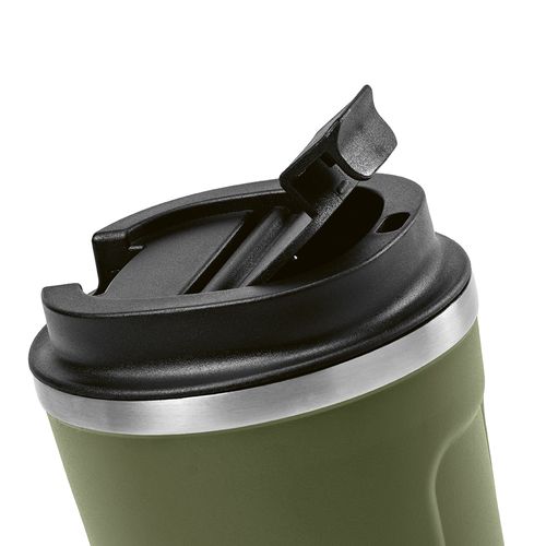 ejército verde Vaso de viaje Limpopo; rInox, 490 ml. Doble pared, hermético
