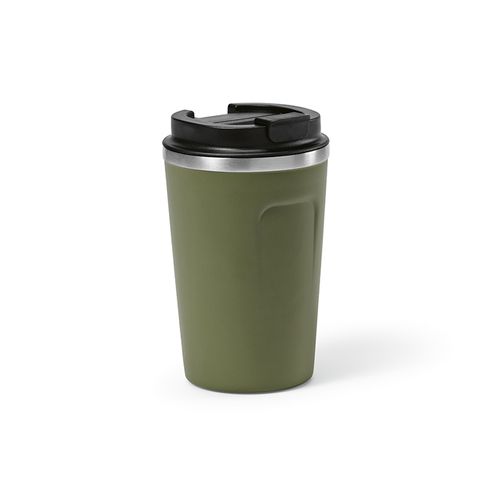 ejército verde Vaso de viaje Limpopo; rInox, 490 ml. Doble pared, hermético
