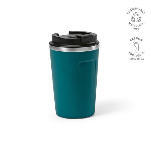 azul petróleo Vaso de viaje Limpopo; rInox, 490 ml. Doble pared, hermético
