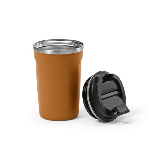 Vaso de viaje Limpopo; rInox, 490 ml. Doble pared, hermético