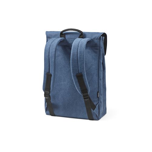 blue Mochila Prague de 25 l de rCotton. Cierre de gancho. PC de 17