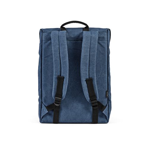 blue Mochila Prague de 25 l de rCotton. Cierre de gancho. PC de 17