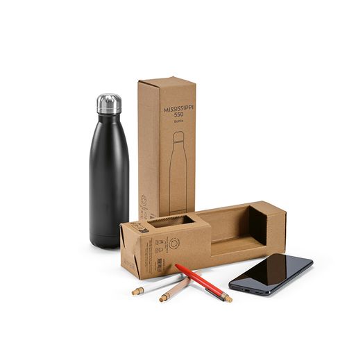 Gourde Mississippi 550 rInox 535ml. Double paroi, étanche.