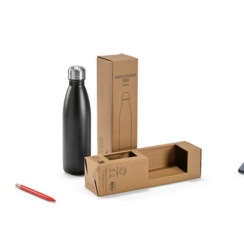 orange Botella Mississippi 550; rInox de 535 ml. Doble pared y hermética