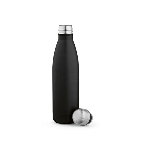 black Botella Mississippi 550; rInox de 535 ml. Doble pared y hermética