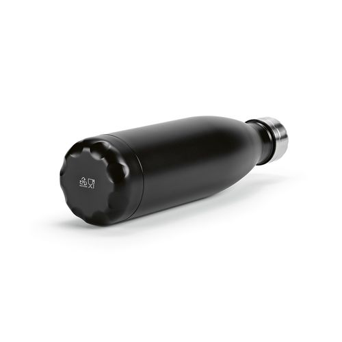 black Botella Mississippi 550; rInox de 535 ml. Doble pared y hermética