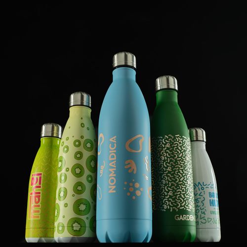 Botella Mississippi 550; rInox de 535 ml. Doble pared y hermética