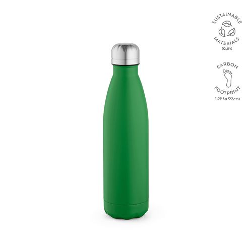 green Botella Mississippi 550; rInox de 535 ml. Doble pared y hermética
