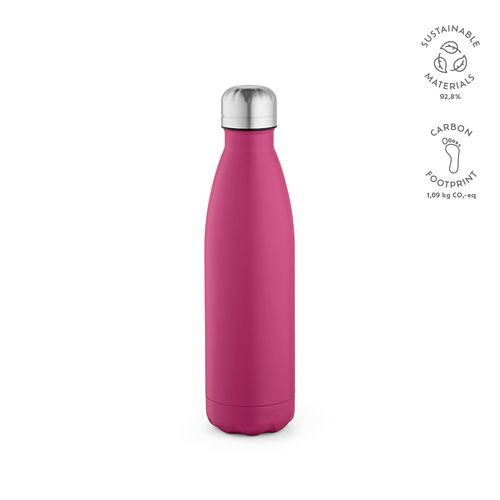 fucsia Botella Mississippi 550; rInox de 535 ml. Doble pared y hermética
