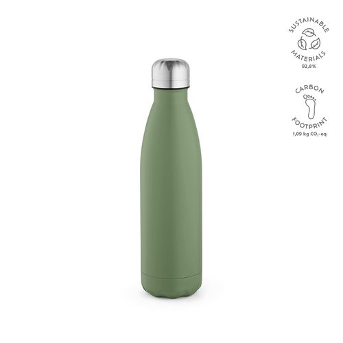 verde pastel Botella Mississippi 550; rInox de 535 ml. Doble pared y hermética