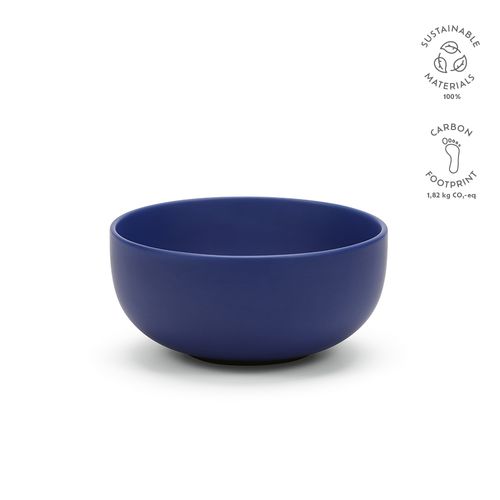 blue Cuenco Okeeffe de cerámica de 720 ml. Acabado mate
