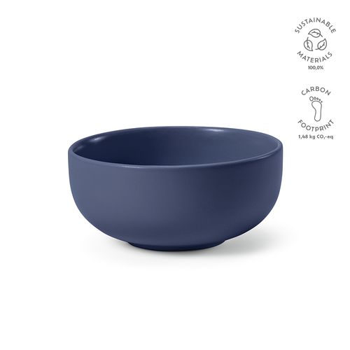 blue Cuenco Okeeffe de cerámica de 720 ml. Acabado mate