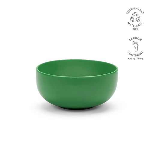 green Cuenco Okeeffe de cerámica de 720 ml. Acabado mate