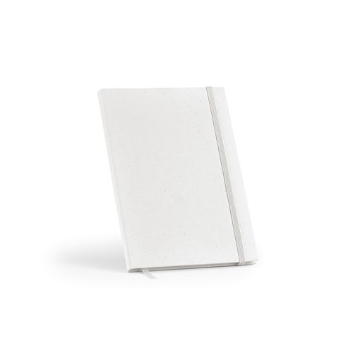 Libreta Hugo A5  de cartón de leche. 160 págs. 70 gsm reciclado