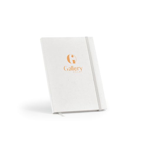 Carnet Hugo couverture en briques lait recyc., 160p 70g/m²