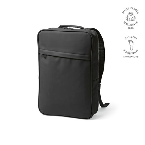 black Mochila Amsterdam de 16 l fabricada en rPU y rPET . Para PC 17