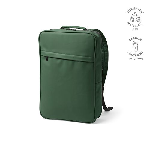 green Mochila Amsterdam de 16 l fabricada en rPU y rPET . Para PC 17
