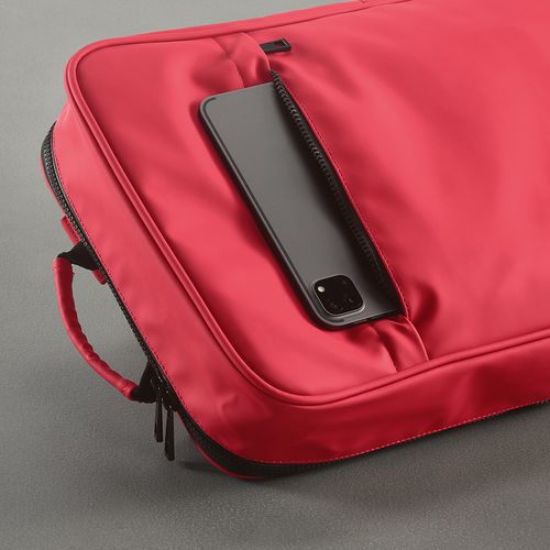 Mochila Amsterdam de 16 l fabricada en  rPU y rPET .  Para PC 17