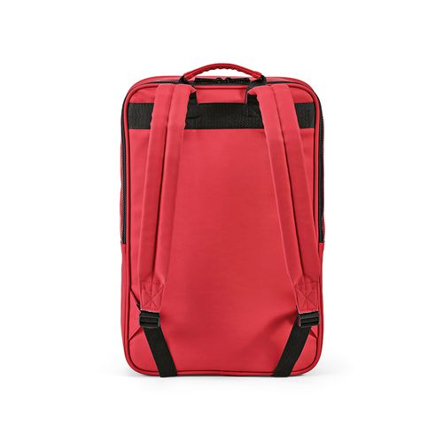 Mochila Amsterdam de 16 l fabricada en  rPU y rPET .  Para PC 17