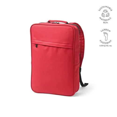 Sac à dos Amsterdam 16L rPU et rPET. Poche ordinateur 17"