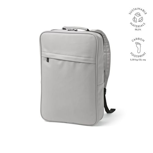 Sac à dos Amsterdam 16L rPU et rPET. Poche ordinateur 17"