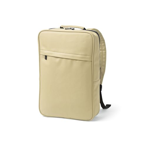 beis Mochila Amsterdam de 16 l fabricada en rPU y rPET . Para PC 17