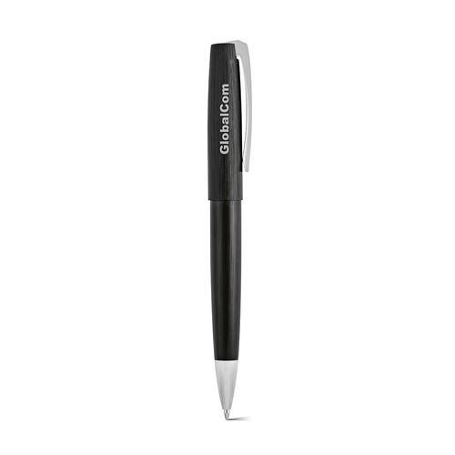 black Bolígrafo Hemingway de rAluminio. Tinta Dokumental® negra de 2km
