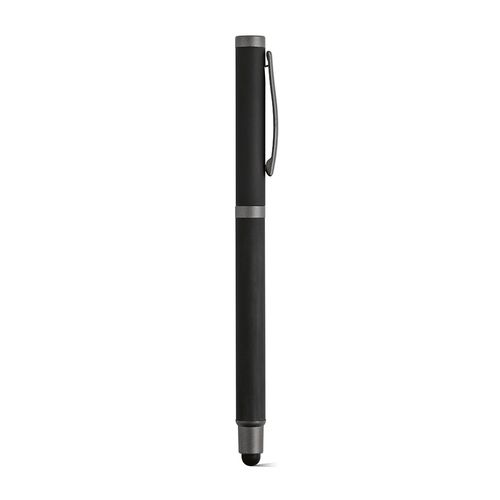 Stylo Woolf en inox recyclé, touch & encre noire 1 km