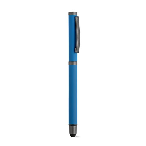 blue Bolígrafo táctil Woolf;de rInox. Tinta Dokumental® negra de 1 km