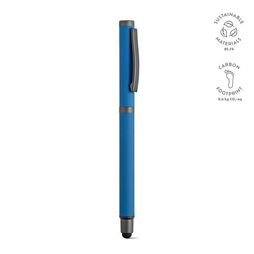 Stylo Woolf en inox recyclé, touch & encre noire 1 km