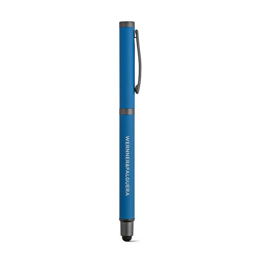 Stylo Woolf en inox recyclé, touch & encre noire 1 km