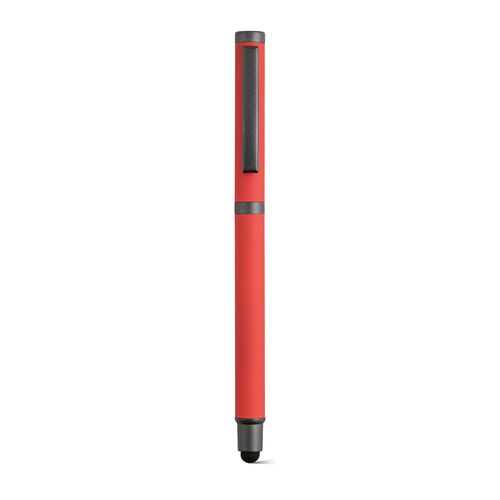 Stylo Woolf en inox recyclé, touch & encre noire 1 km