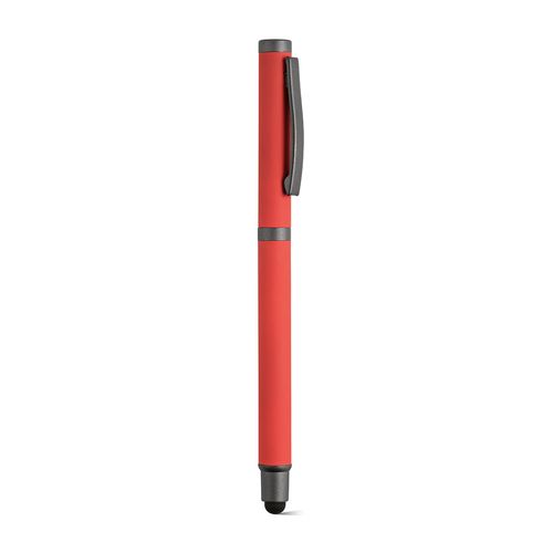 red Bolígrafo táctil Woolf;de rInox. Tinta Dokumental® negra de 1 km