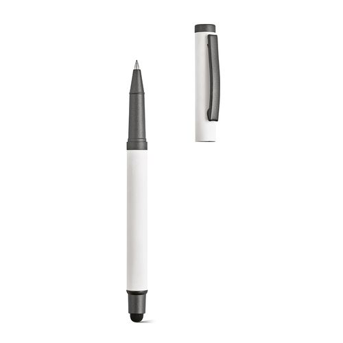 Stylo Woolf en inox recyclé, touch & encre noire 1 km