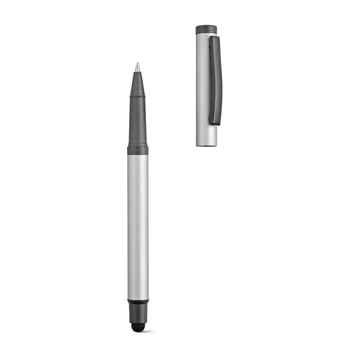 Stylo Woolf en inox recyclé, touch & encre noire 1 km
