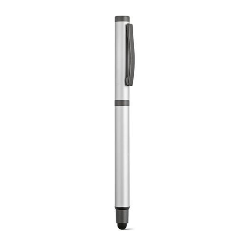 Stylo Woolf en inox recyclé, touch & encre noire 1 km