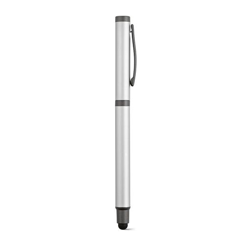 Stylo Woolf en inox recyclé, touch & encre noire 1 km