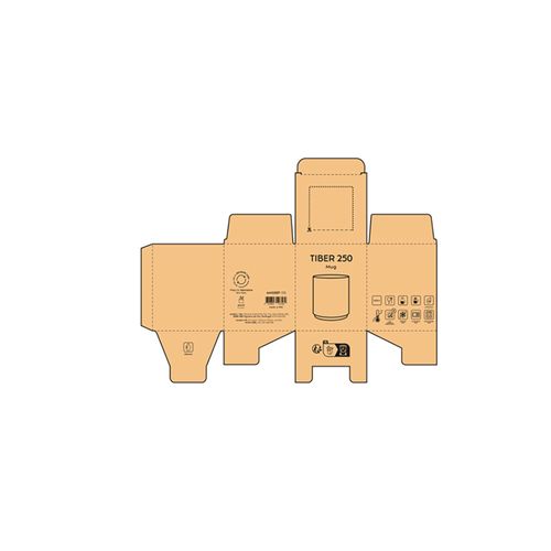 Taza de cerámica Tiber 250. 240 ml. Acabado mate