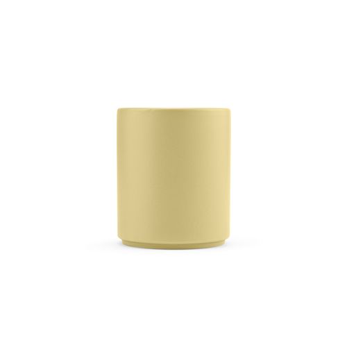 amarillo pastel Taza de cerámica Tiber 250. 240 ml. Acabado mate